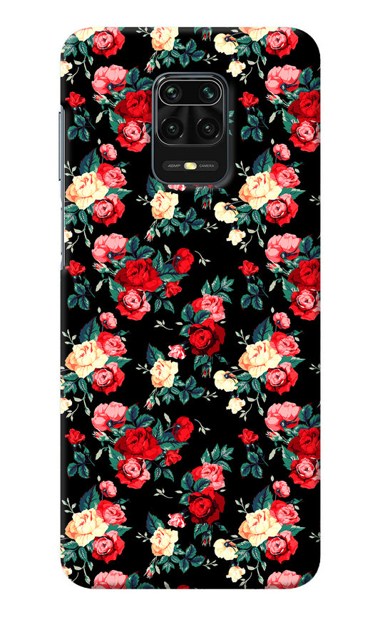 Rose Pattern Redmi Note 9 Pro/Pro Max Back Cover