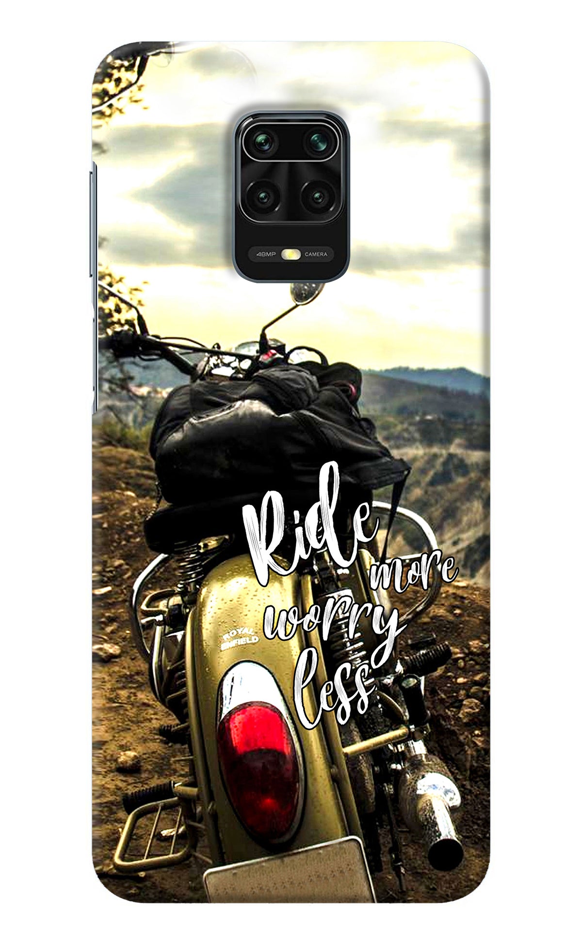 Ride More Worry Less Redmi Note 9 Pro/Pro Max Back Cover