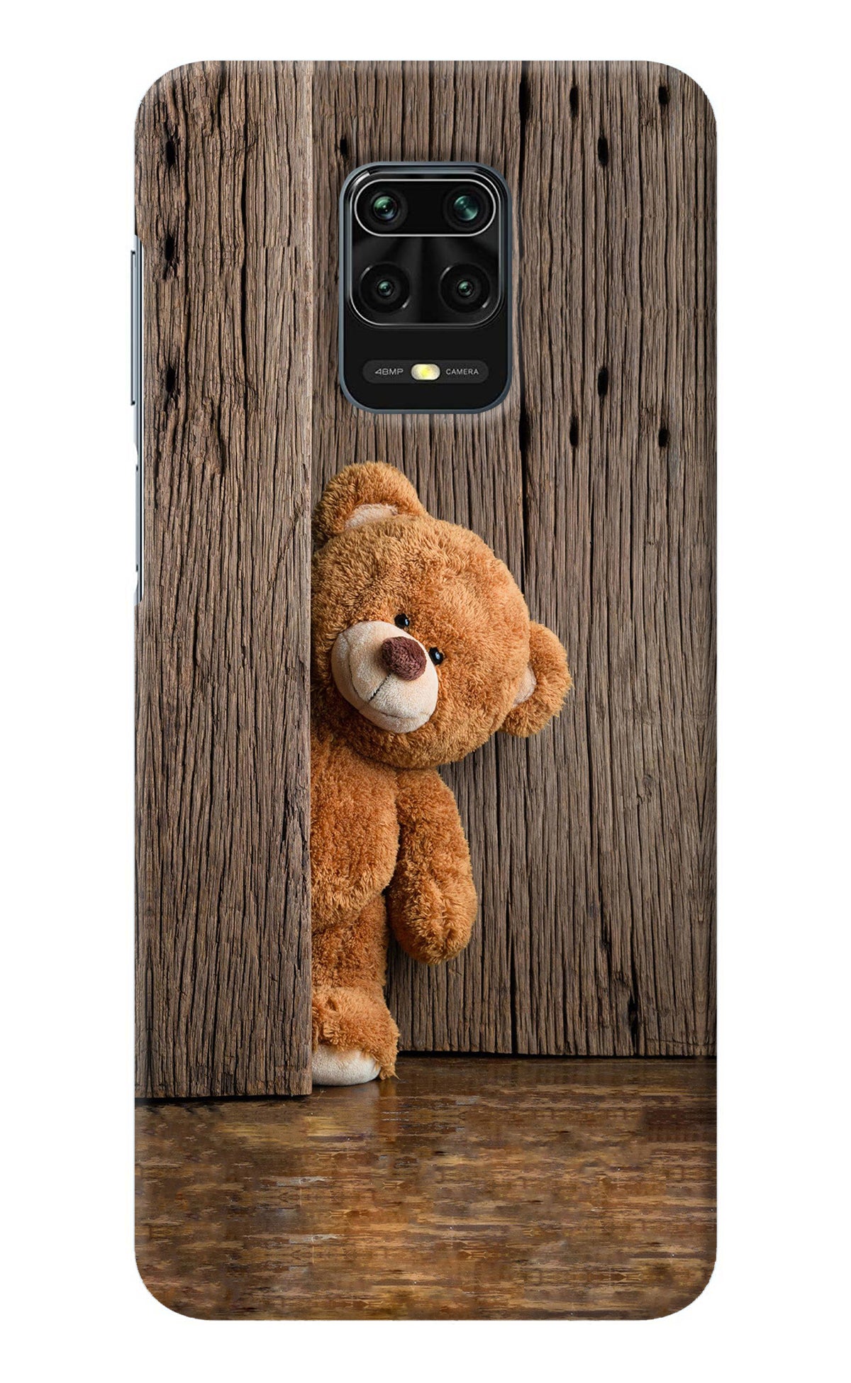 Teddy Wooden Redmi Note 9 Pro/Pro Max Back Cover