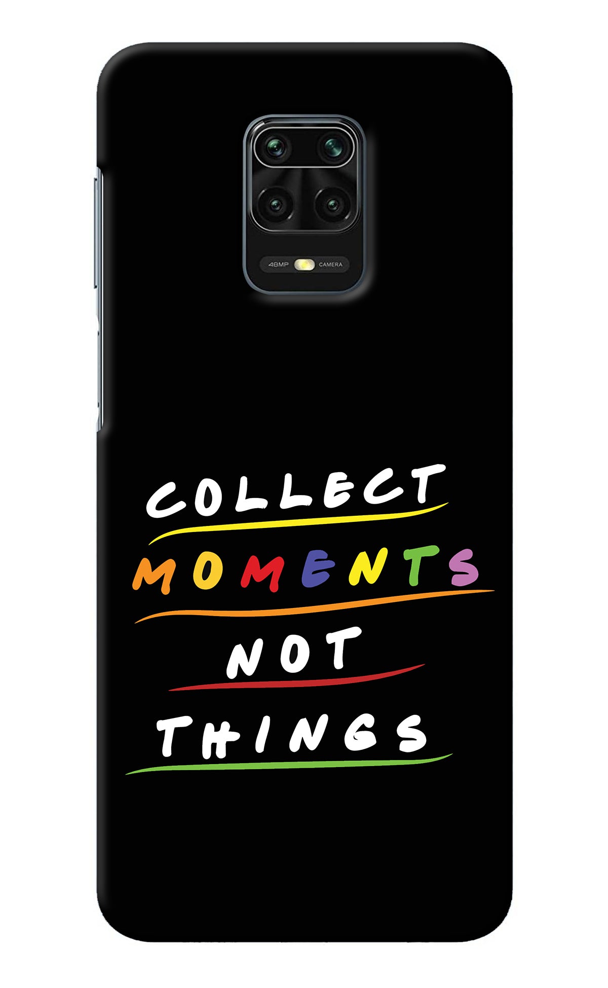 Collect Moments Not Things Redmi Note 9 Pro/Pro Max Back Cover