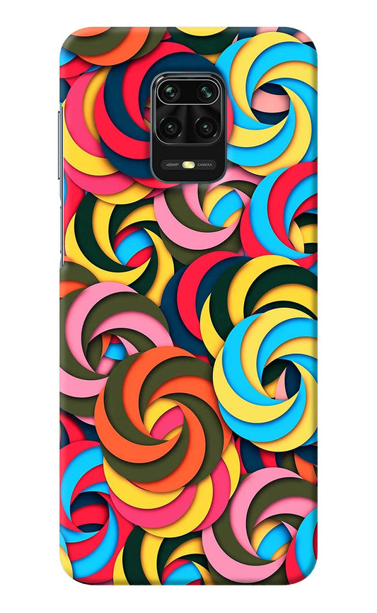 Spiral Pattern Redmi Note 9 Pro/Pro Max Back Cover