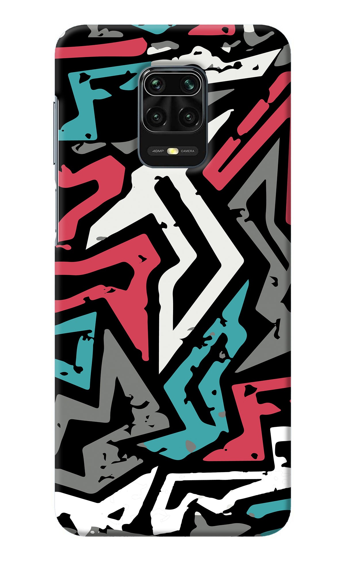 Geometric Graffiti Redmi Note 9 Pro/Pro Max Back Cover