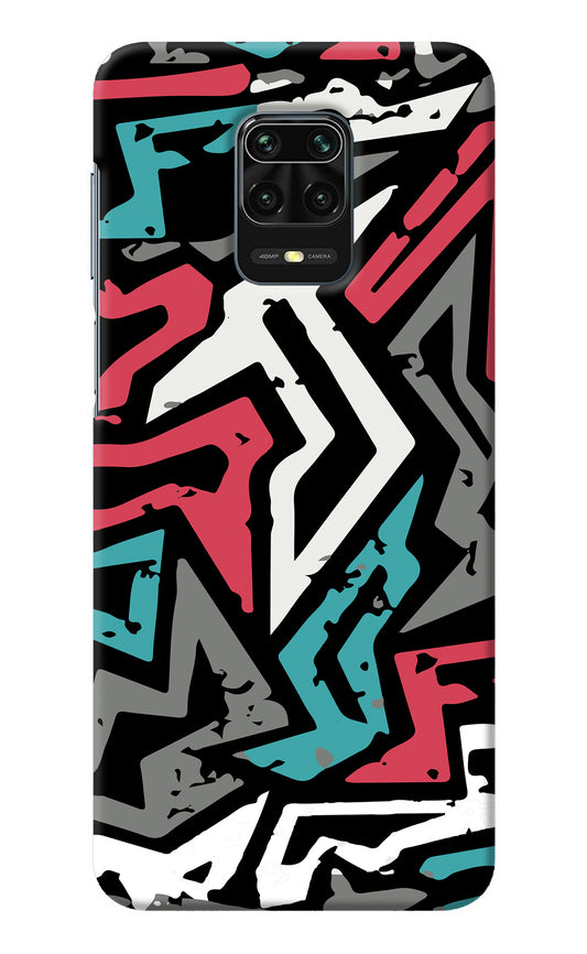 Geometric Graffiti Redmi Note 9 Pro/Pro Max Back Cover