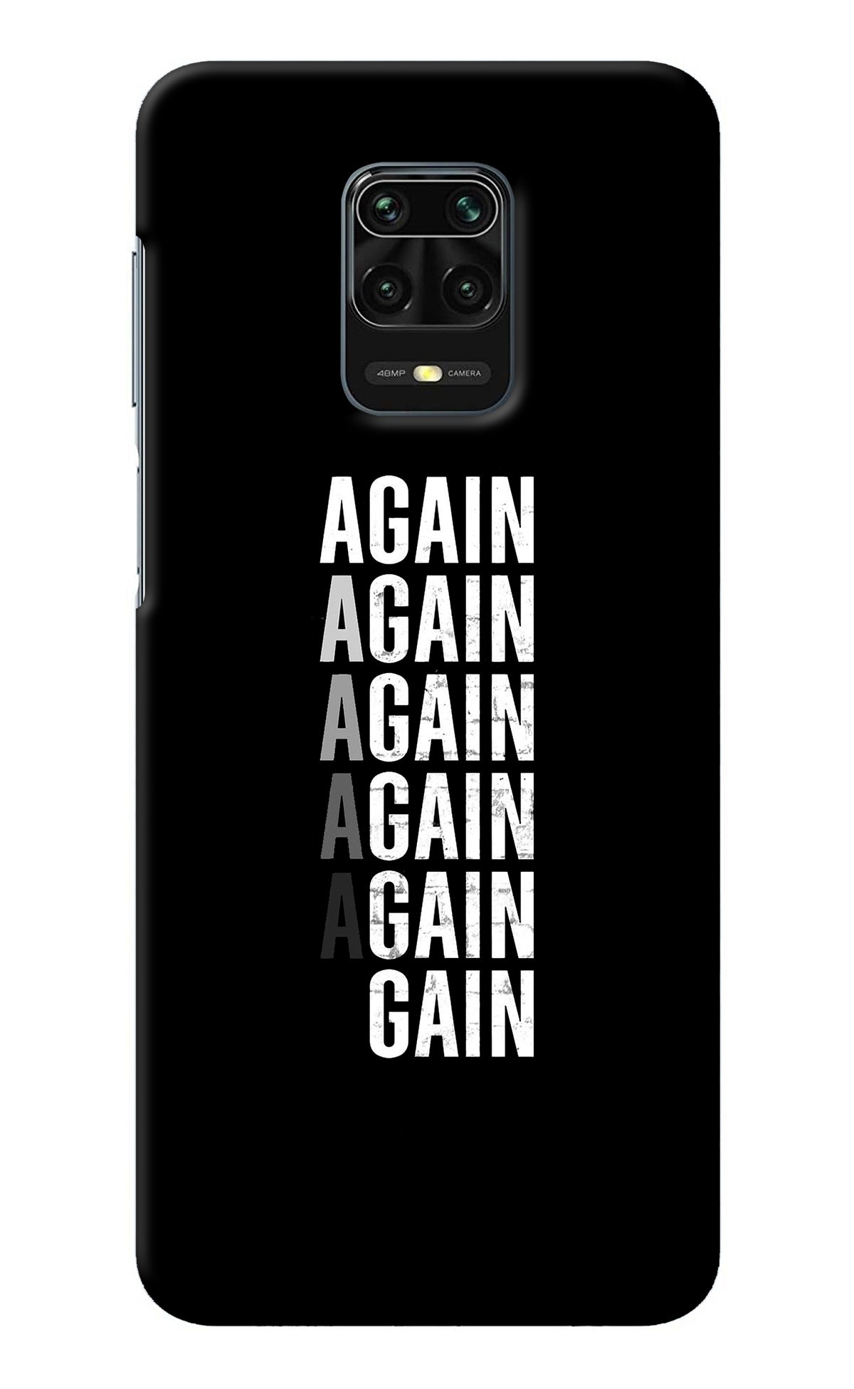 Again Again Gain Redmi Note 9 Pro/Pro Max Back Cover