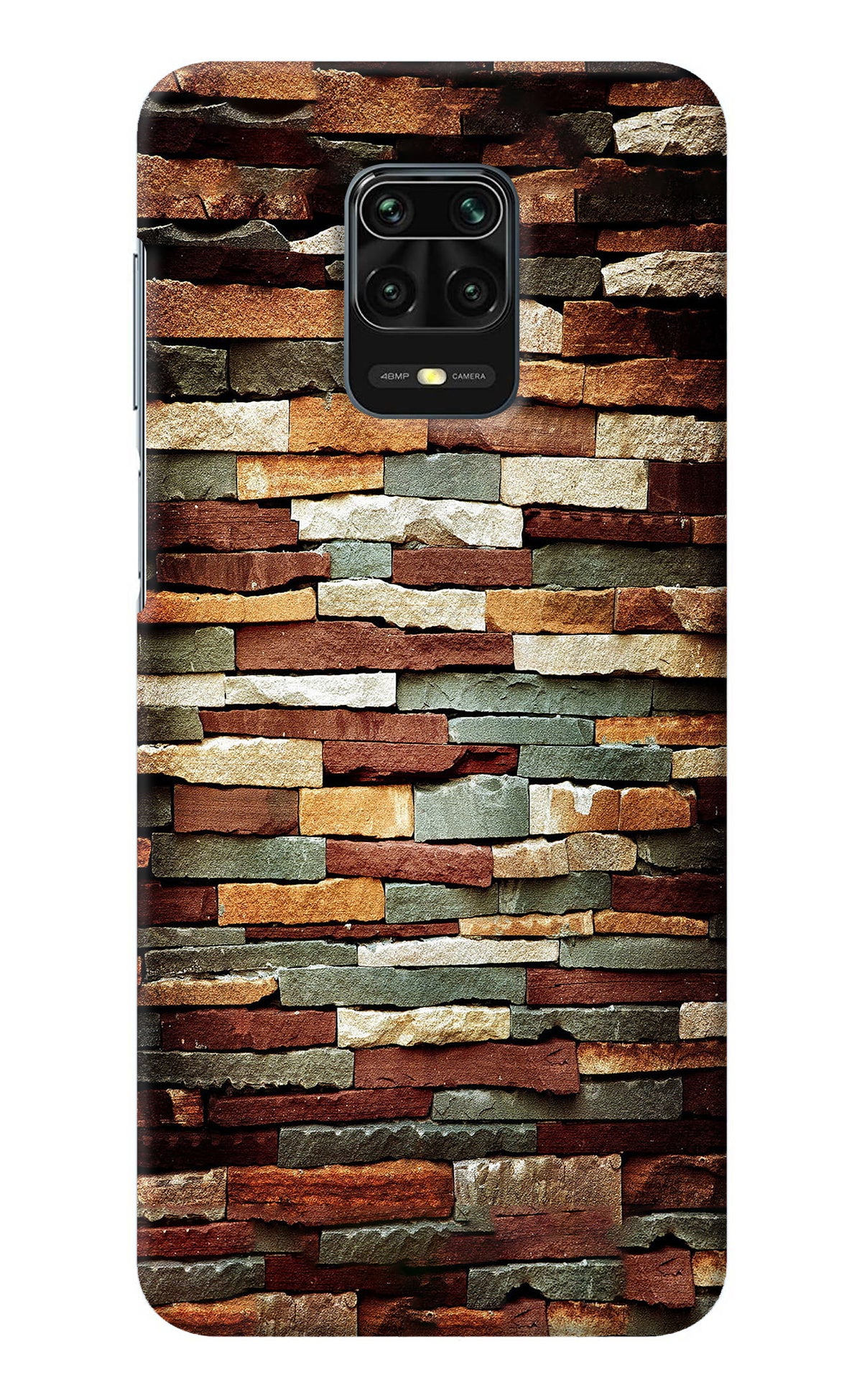 Bricks Pattern Redmi Note 9 Pro/Pro Max Back Cover