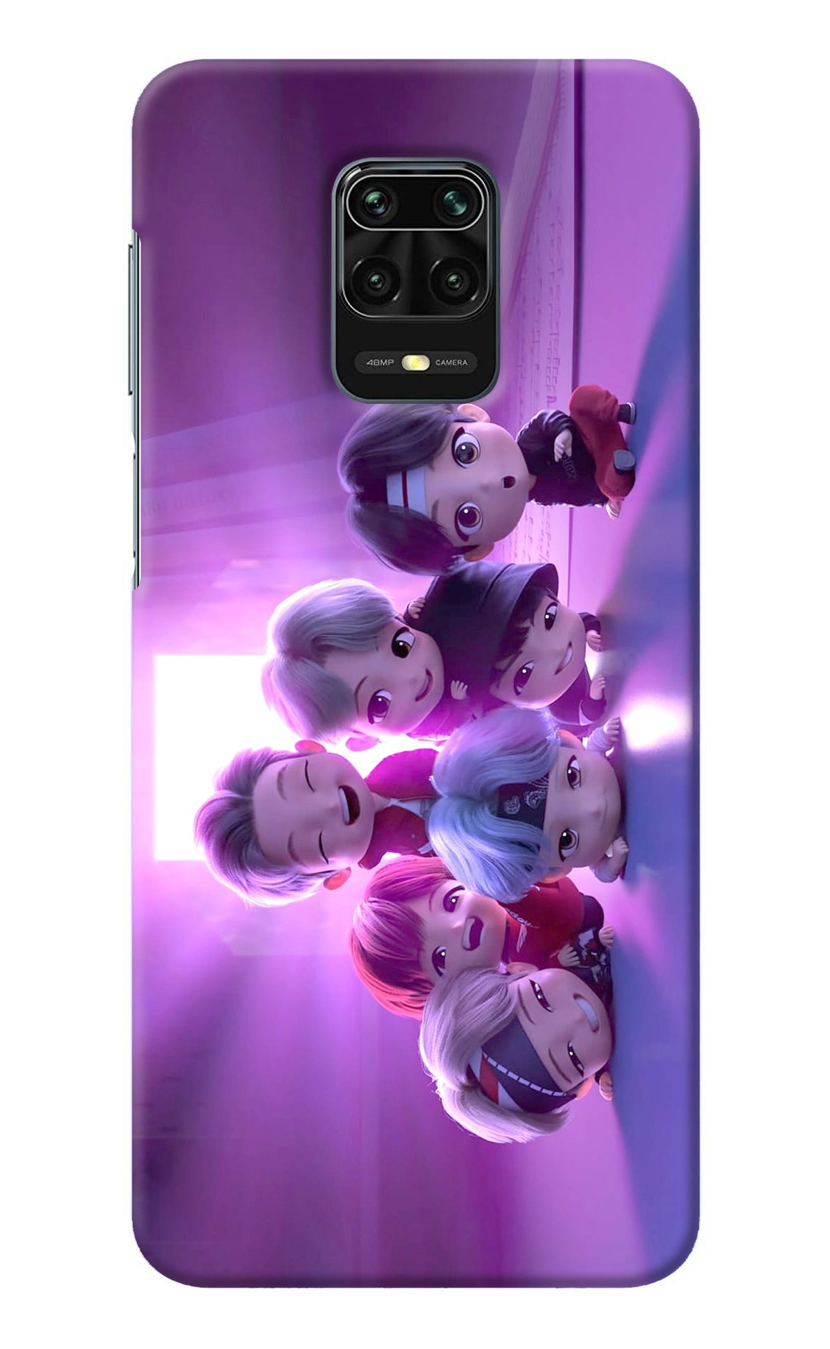 BTS Chibi Redmi Note 9 Pro/Pro Max Back Cover