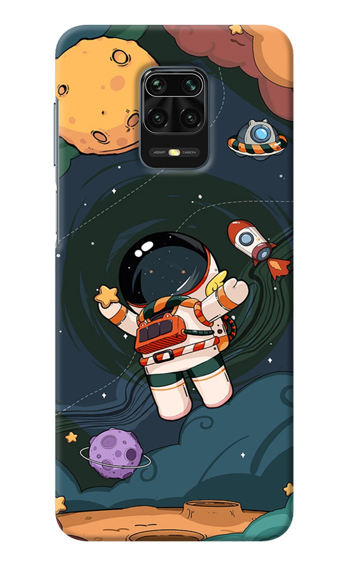 Cartoon Astronaut Redmi Note 9 Pro/Pro Max Back Cover