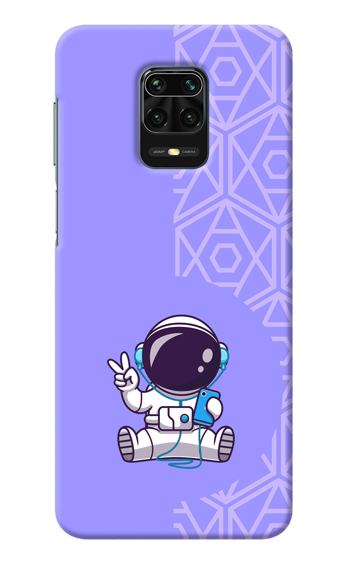 Cute Astronaut Chilling Redmi Note 9 Pro/Pro Max Back Cover