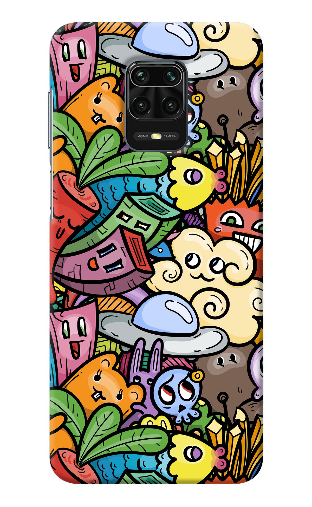 Veggie Doodle Redmi Note 9 Pro/Pro Max Back Cover