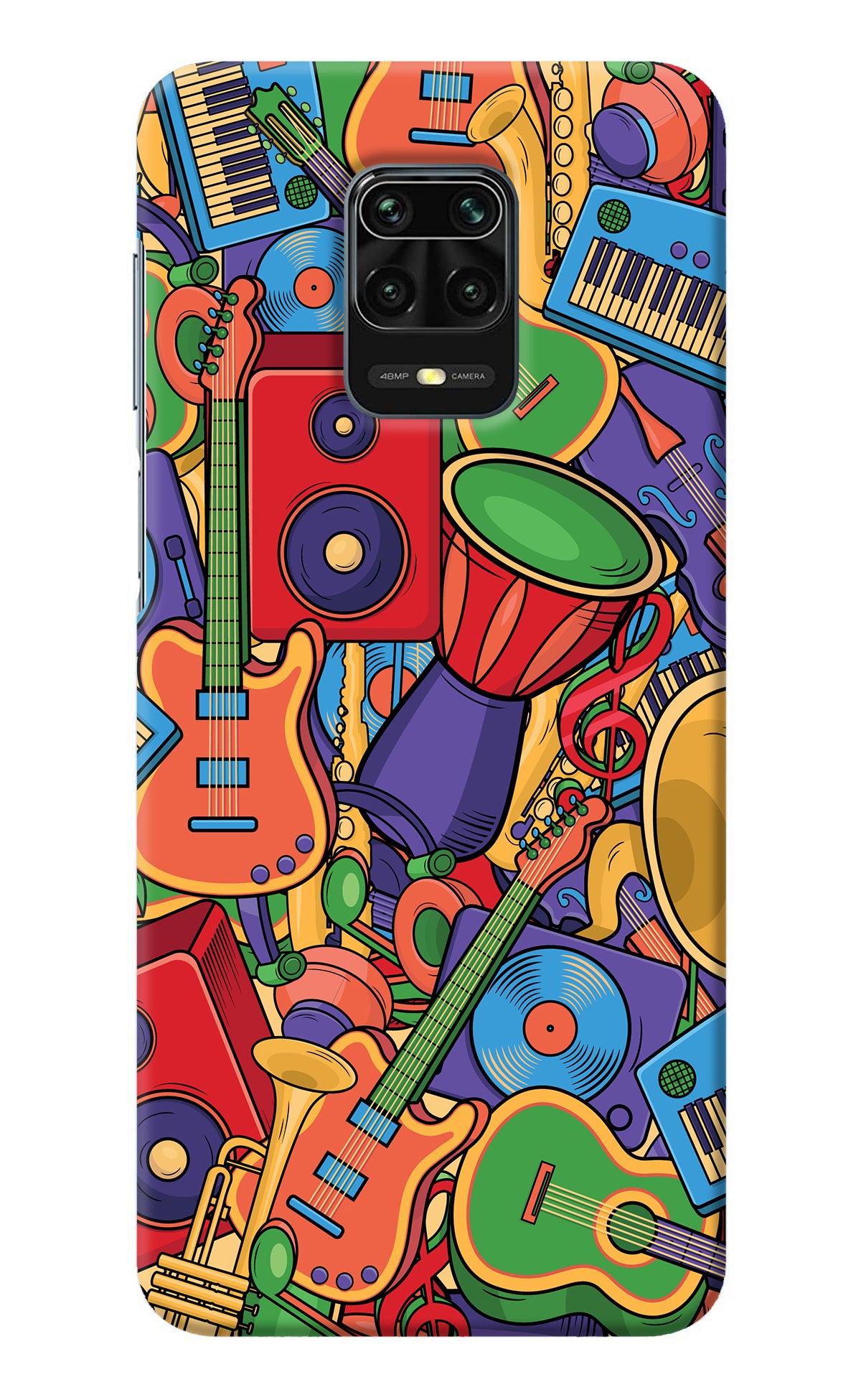 Music Instrument Doodle Redmi Note 9 Pro/Pro Max Back Cover
