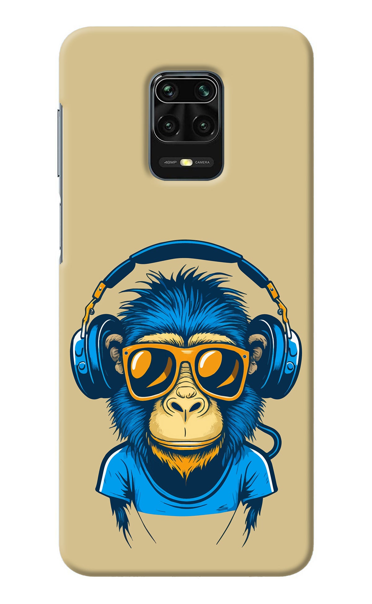Monkey Headphone Redmi Note 9 Pro/Pro Max Back Cover