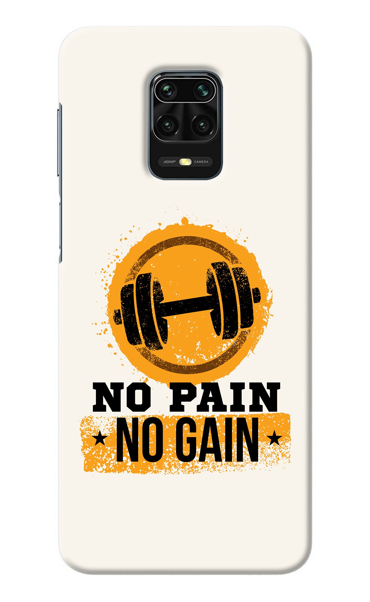 No Pain No Gain Redmi Note 9 Pro/Pro Max Back Cover