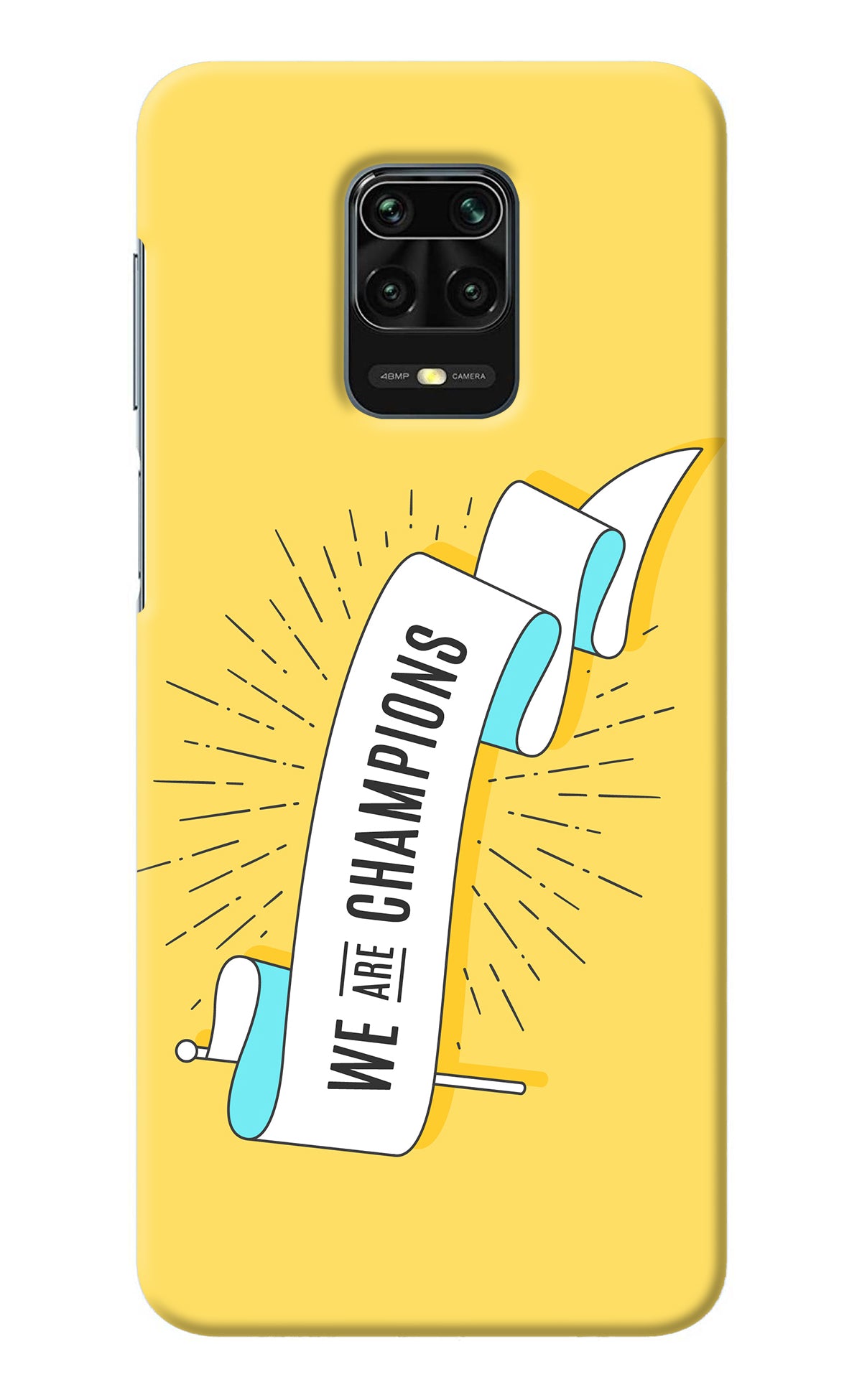 We are Champions Redmi Note 9 Pro/Pro Max Back Cover