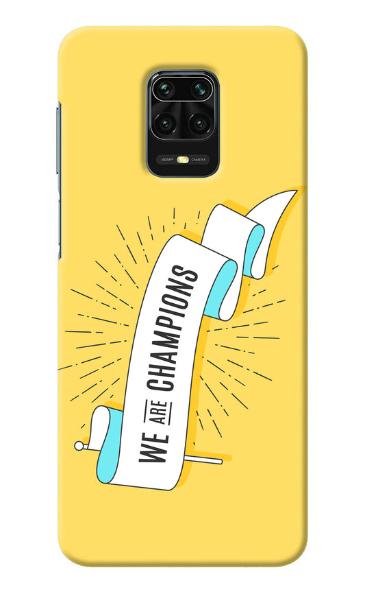 We are Champions Redmi Note 9 Pro/Pro Max Back Cover