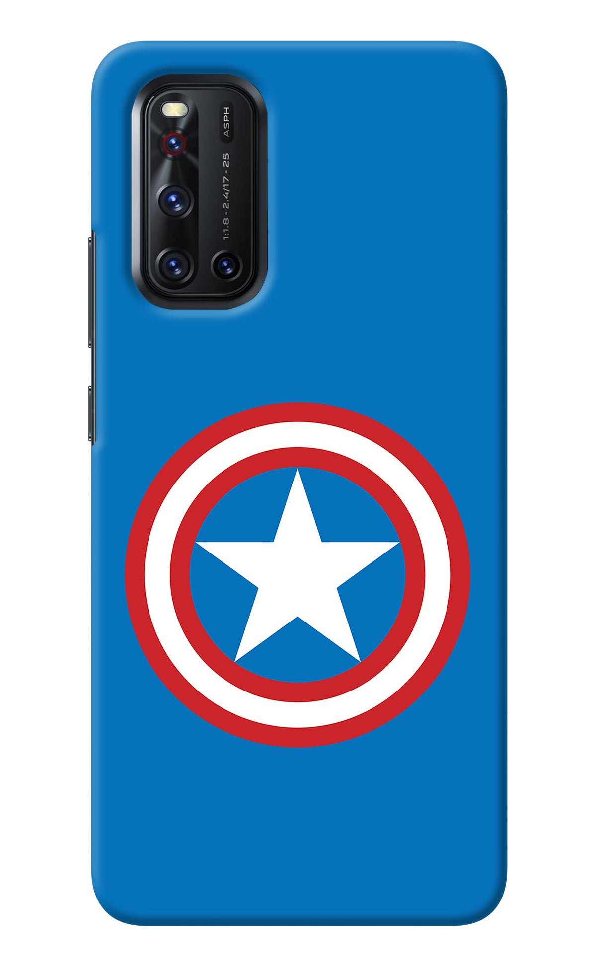 Captain America Logo Vivo V19 Back Cover