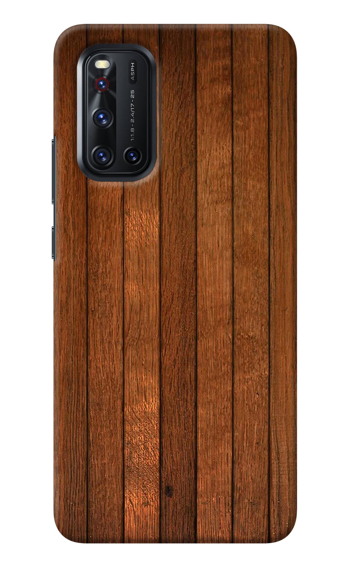 Wooden Artwork Bands Vivo V19 Back Cover