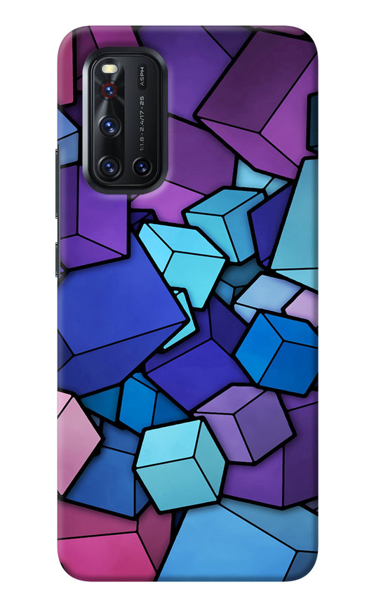Cubic Abstract Vivo V19 Back Cover