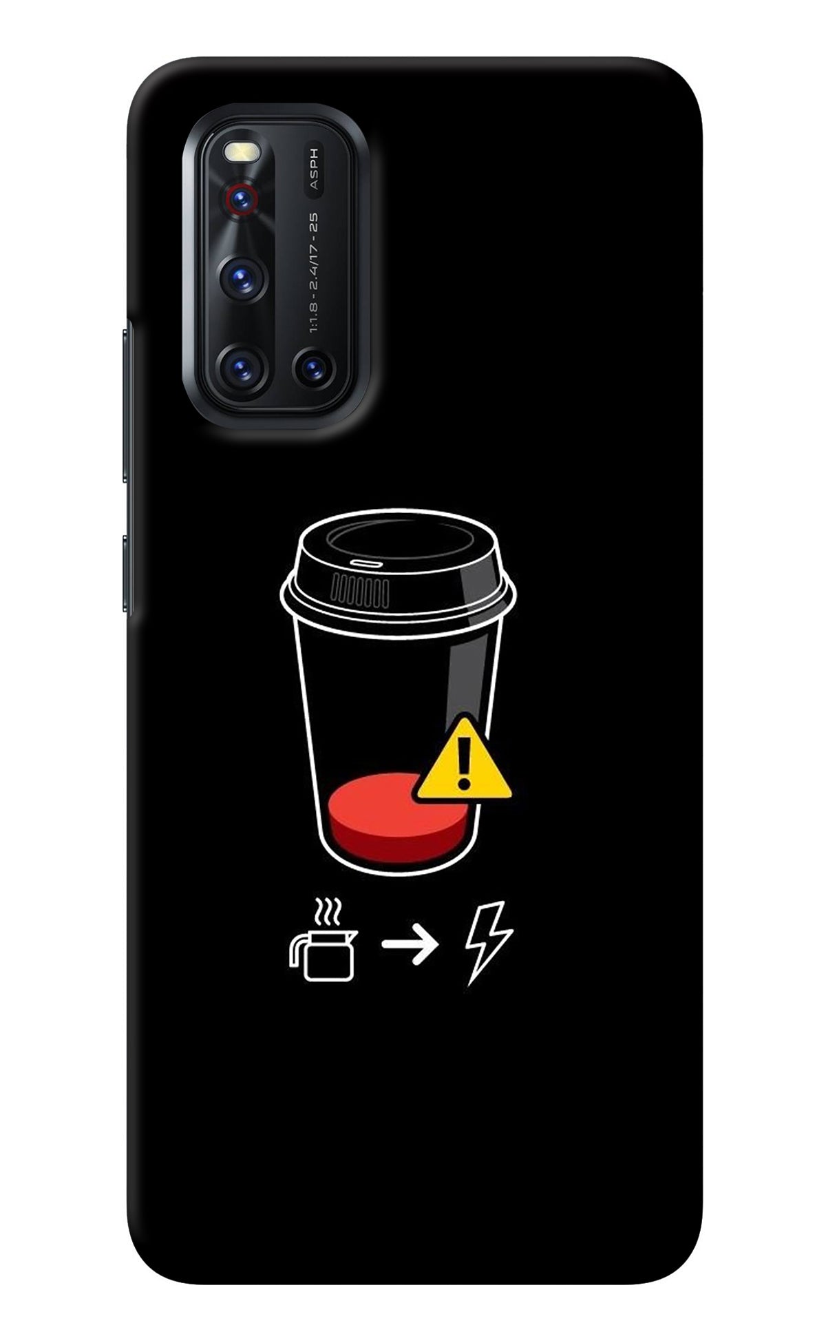 Coffee Vivo V19 Back Cover