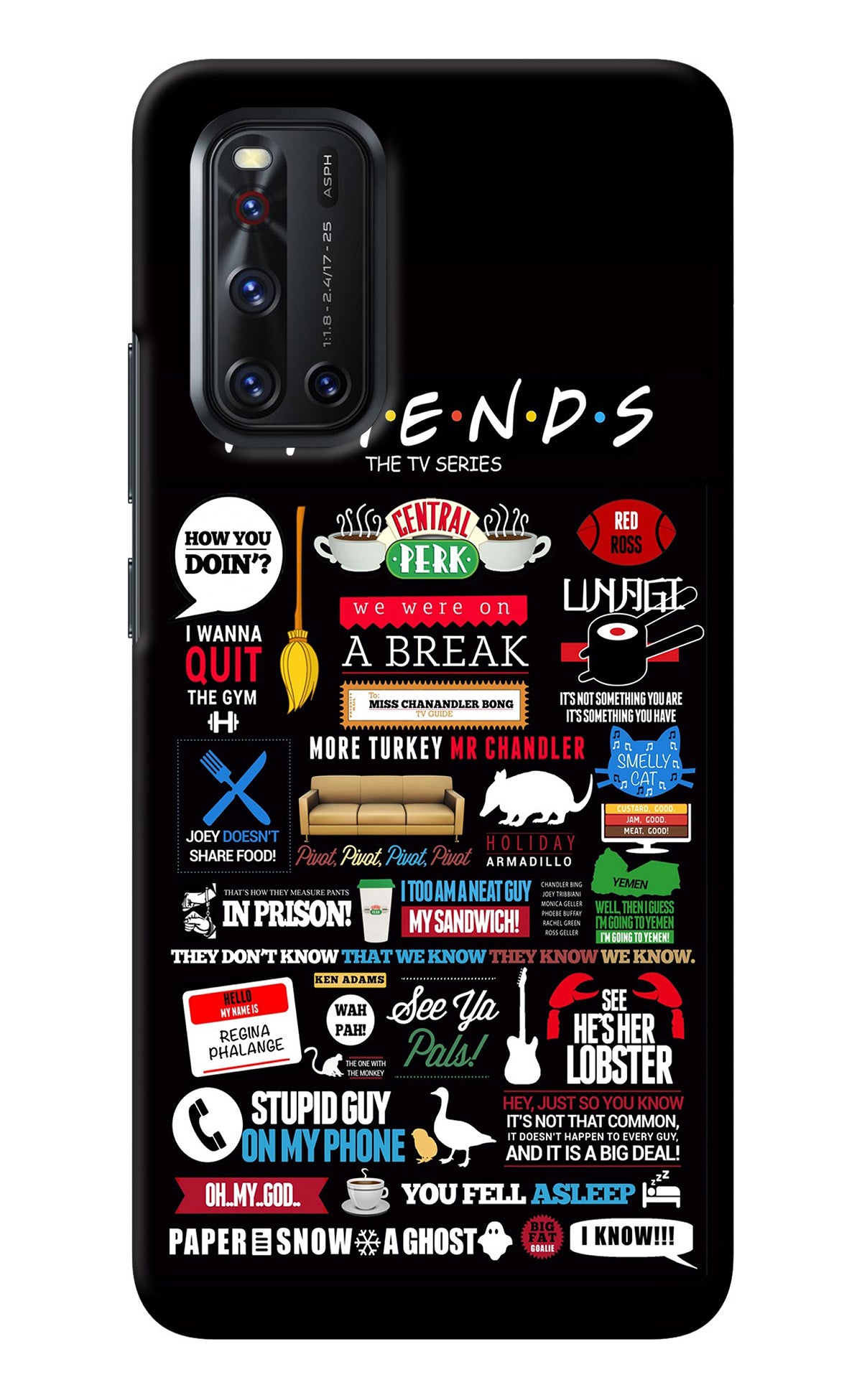 FRIENDS Vivo V19 Back Cover