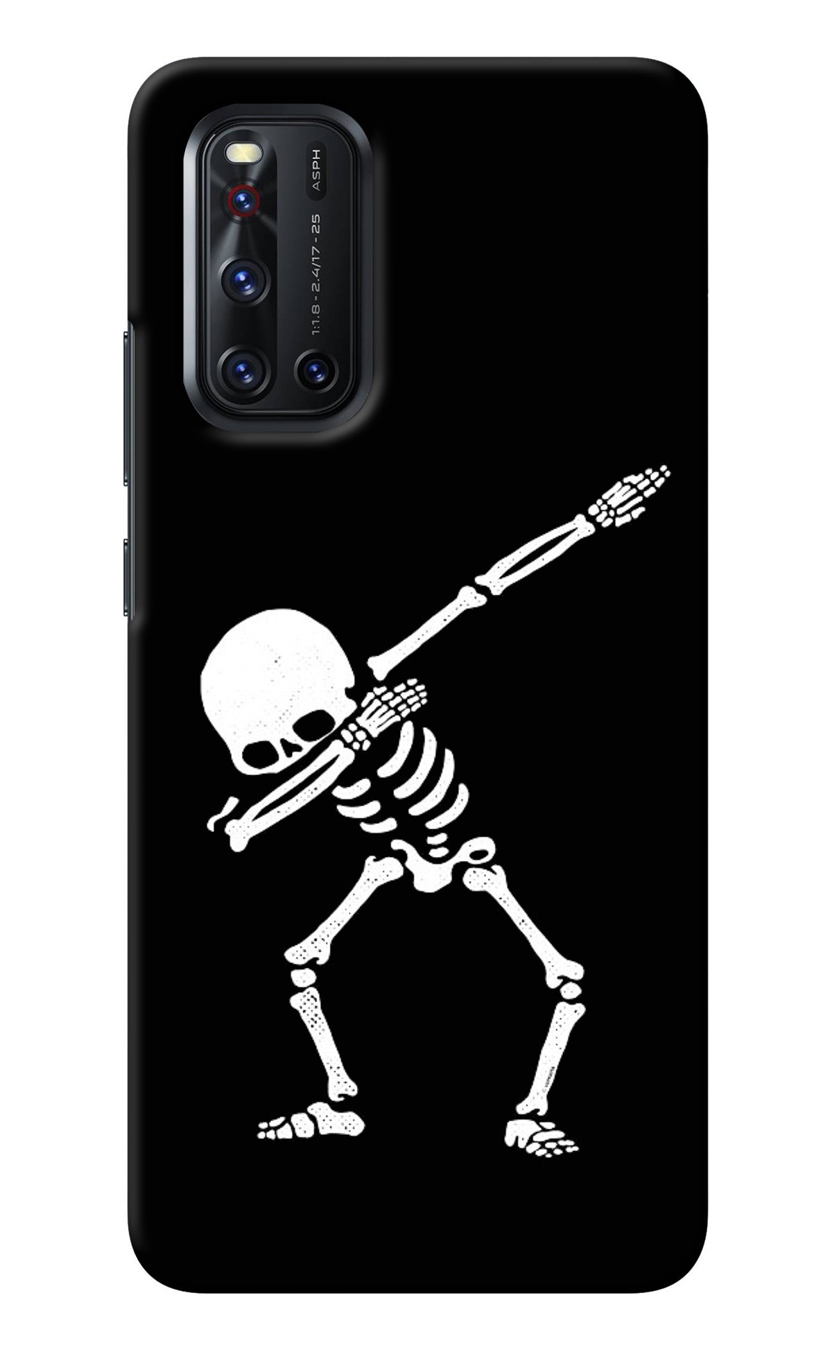 Dabbing Skeleton Art Vivo V19 Back Cover