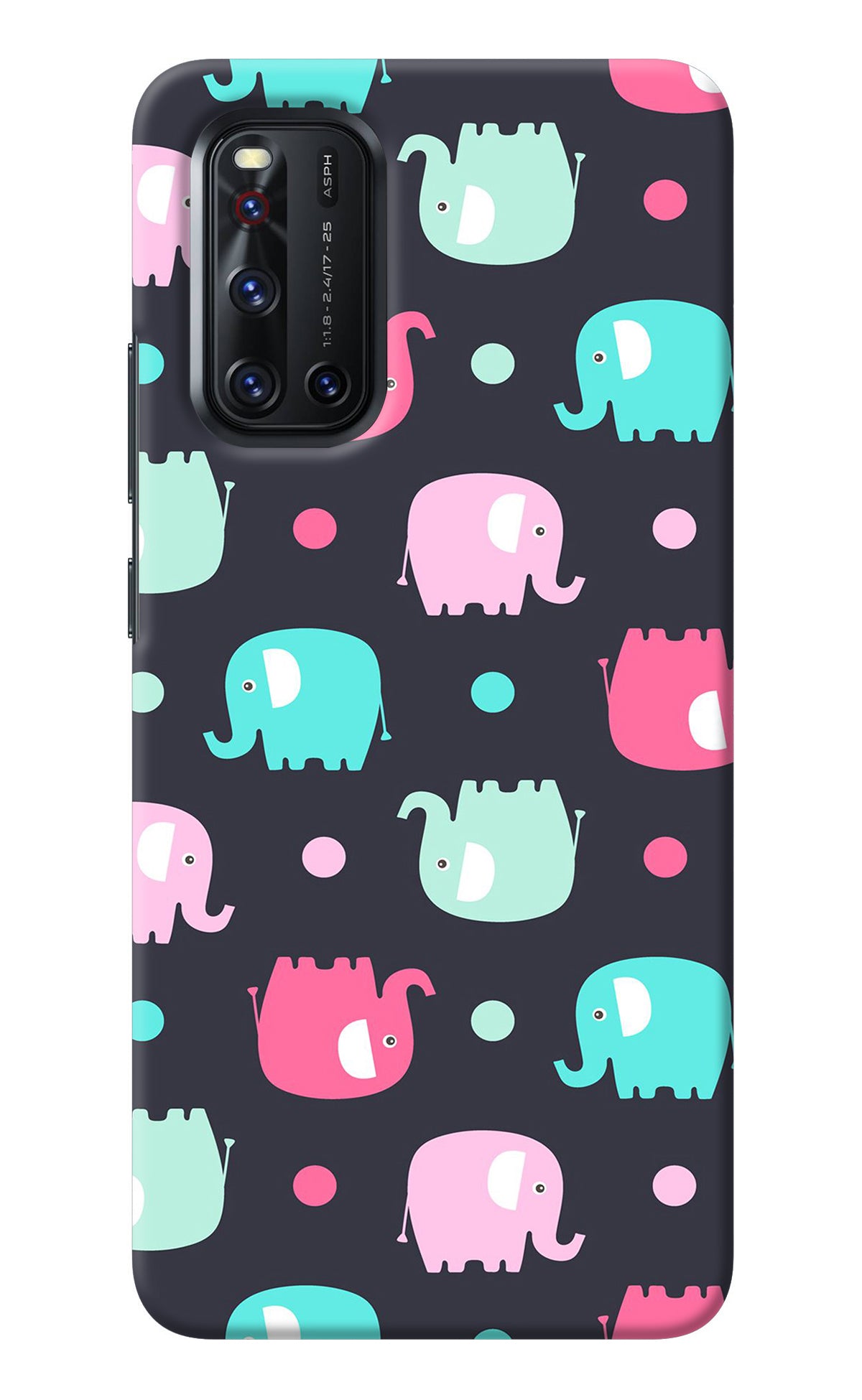 Elephants Vivo V19 Back Cover