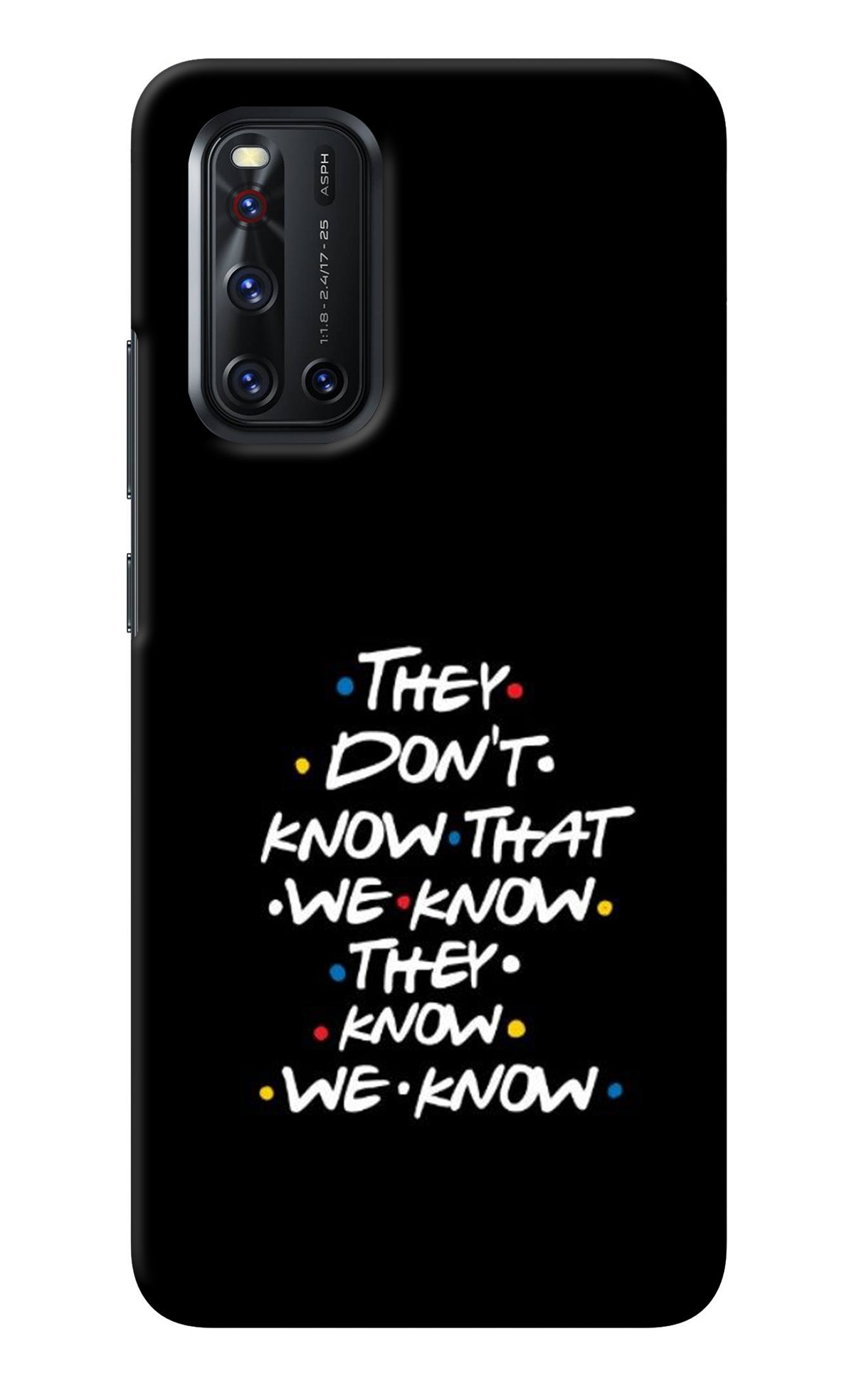 FRIENDS Dialogue Vivo V19 Back Cover