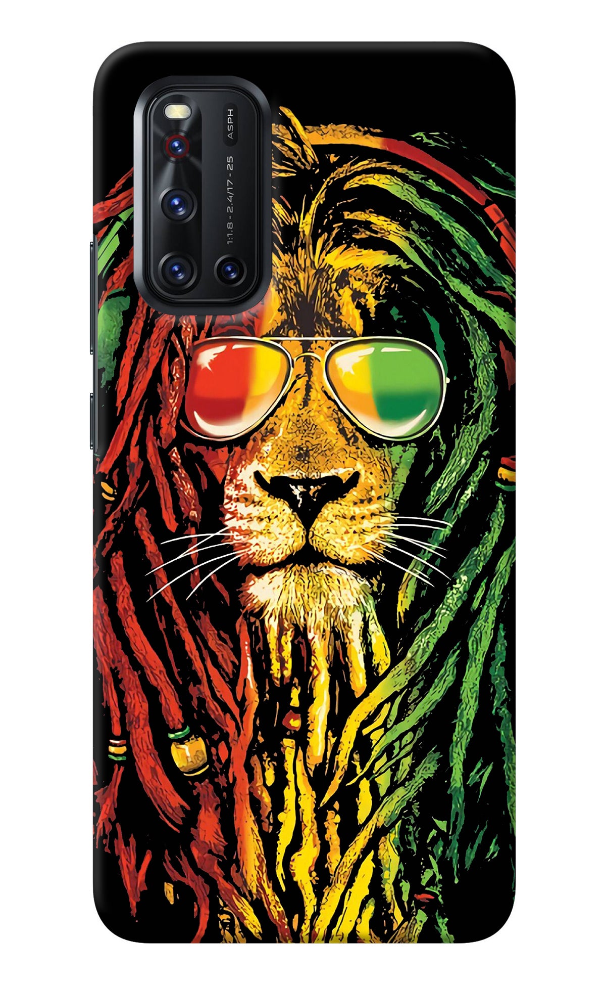 Rasta Lion Vivo V19 Back Cover