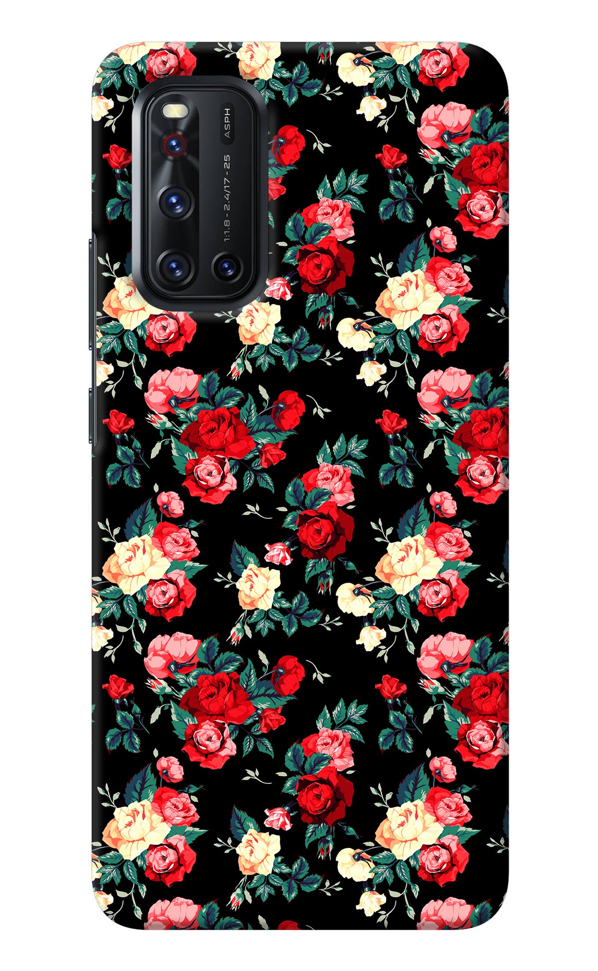 Rose Pattern Vivo V19 Back Cover