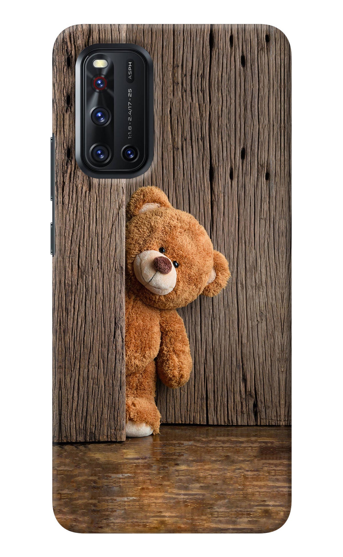 Teddy Wooden Vivo V19 Back Cover