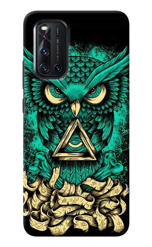 Green Owl Vivo V19 Back Cover