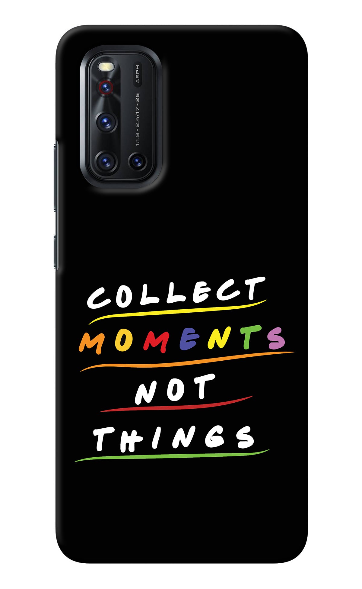 Collect Moments Not Things Vivo V19 Back Cover