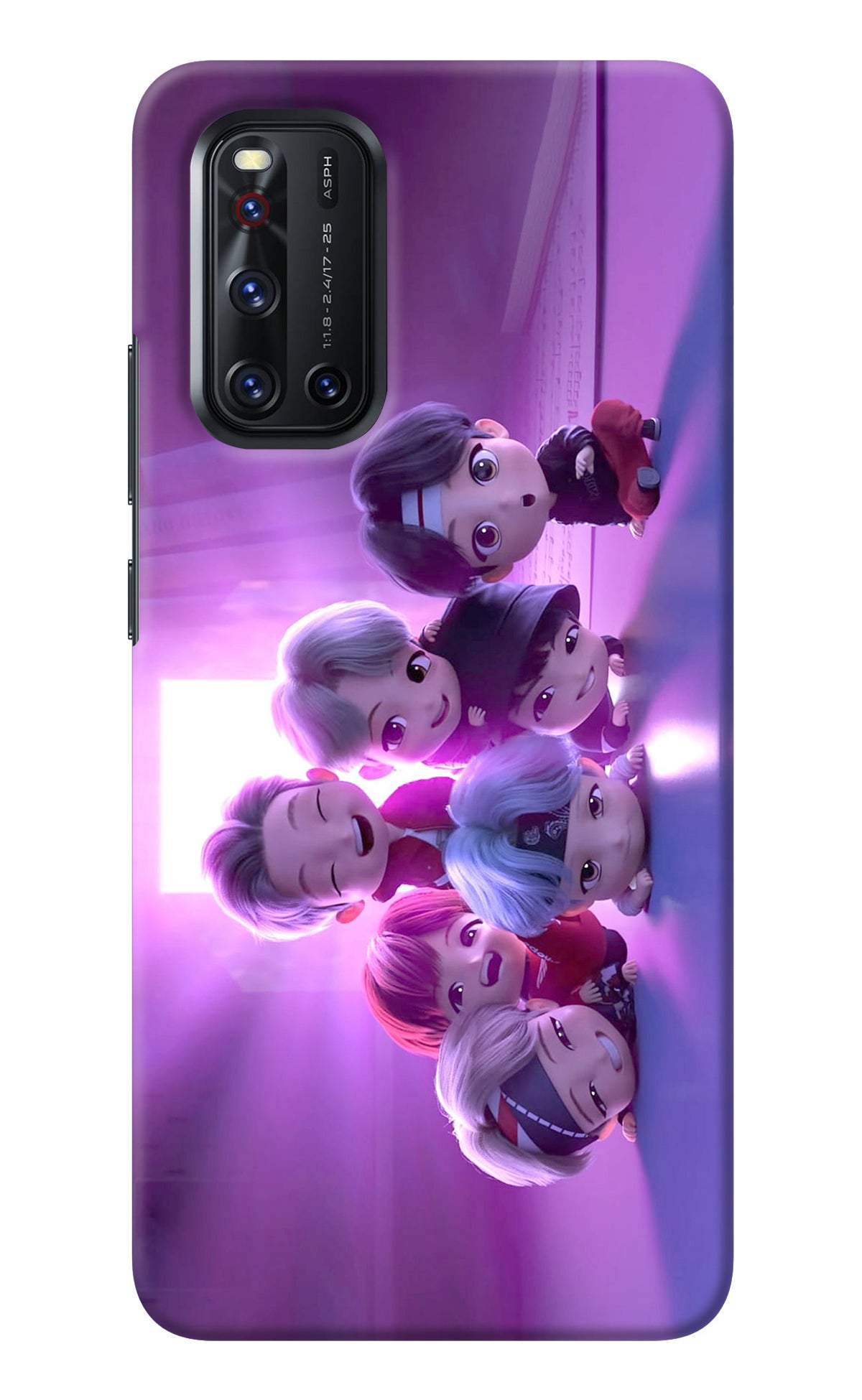 BTS Chibi Vivo V19 Back Cover