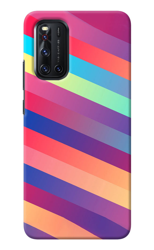 Stripes color Vivo V19 Back Cover