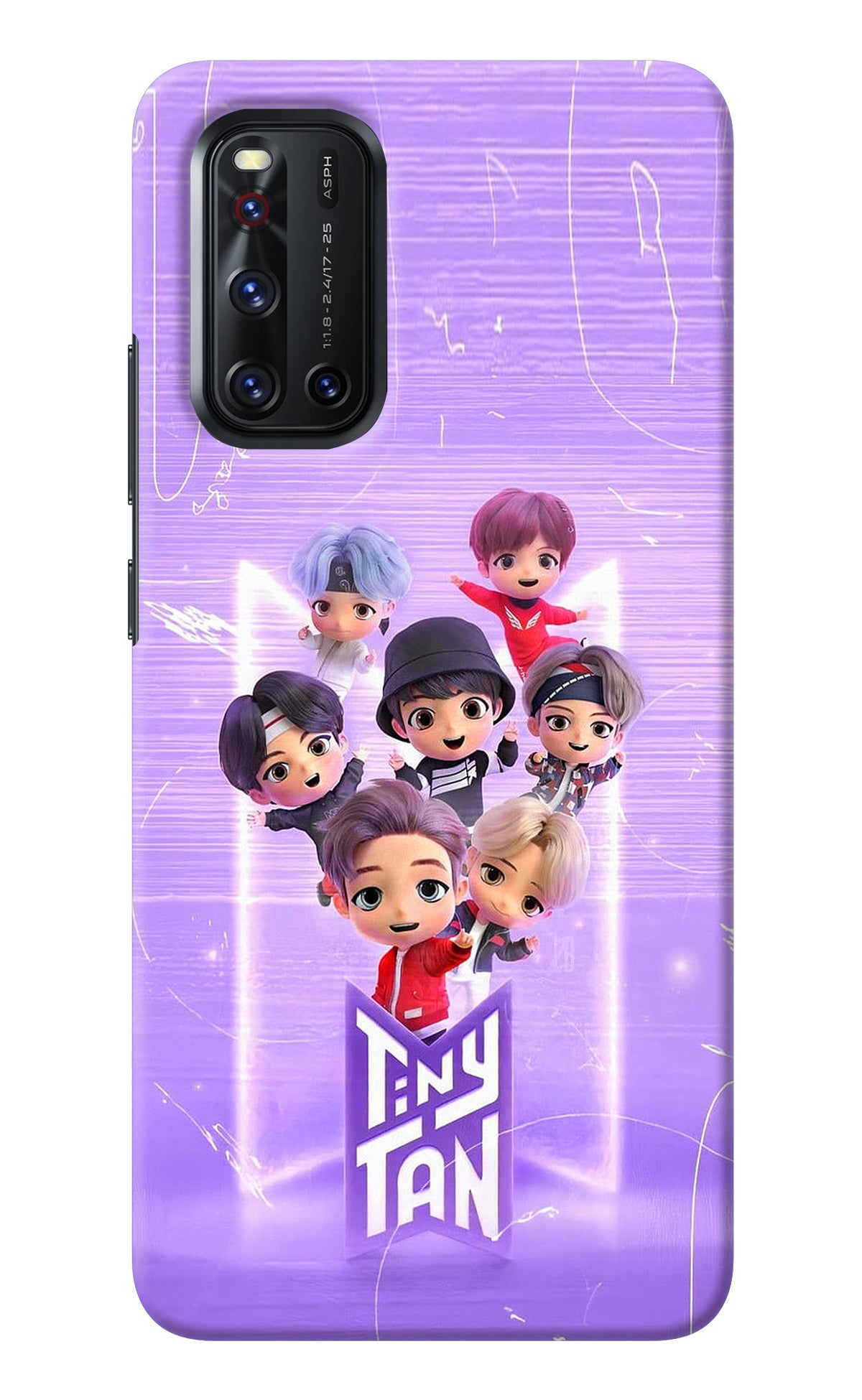 BTS Tiny Tan Vivo V19 Back Cover