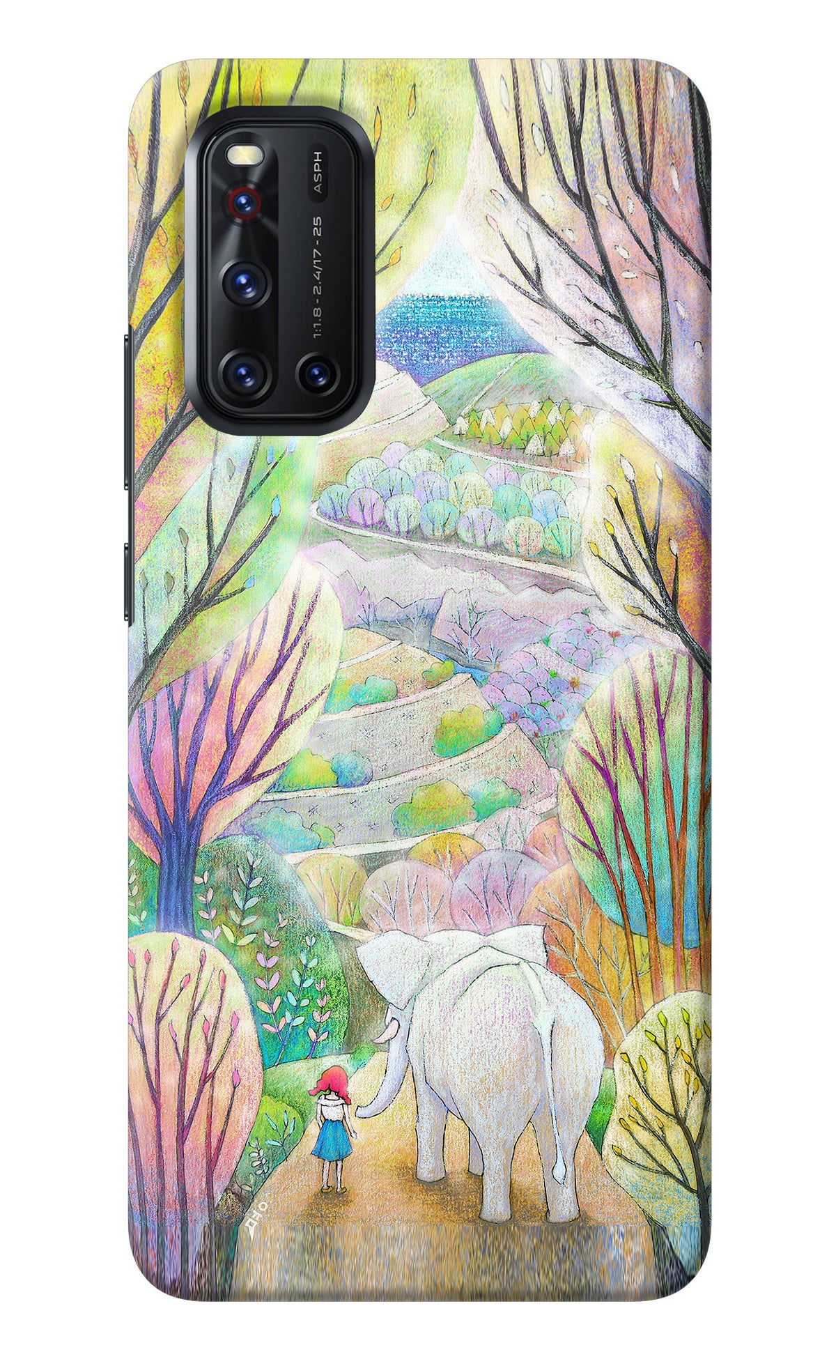 Nature Painting Vivo V19 Back Cover