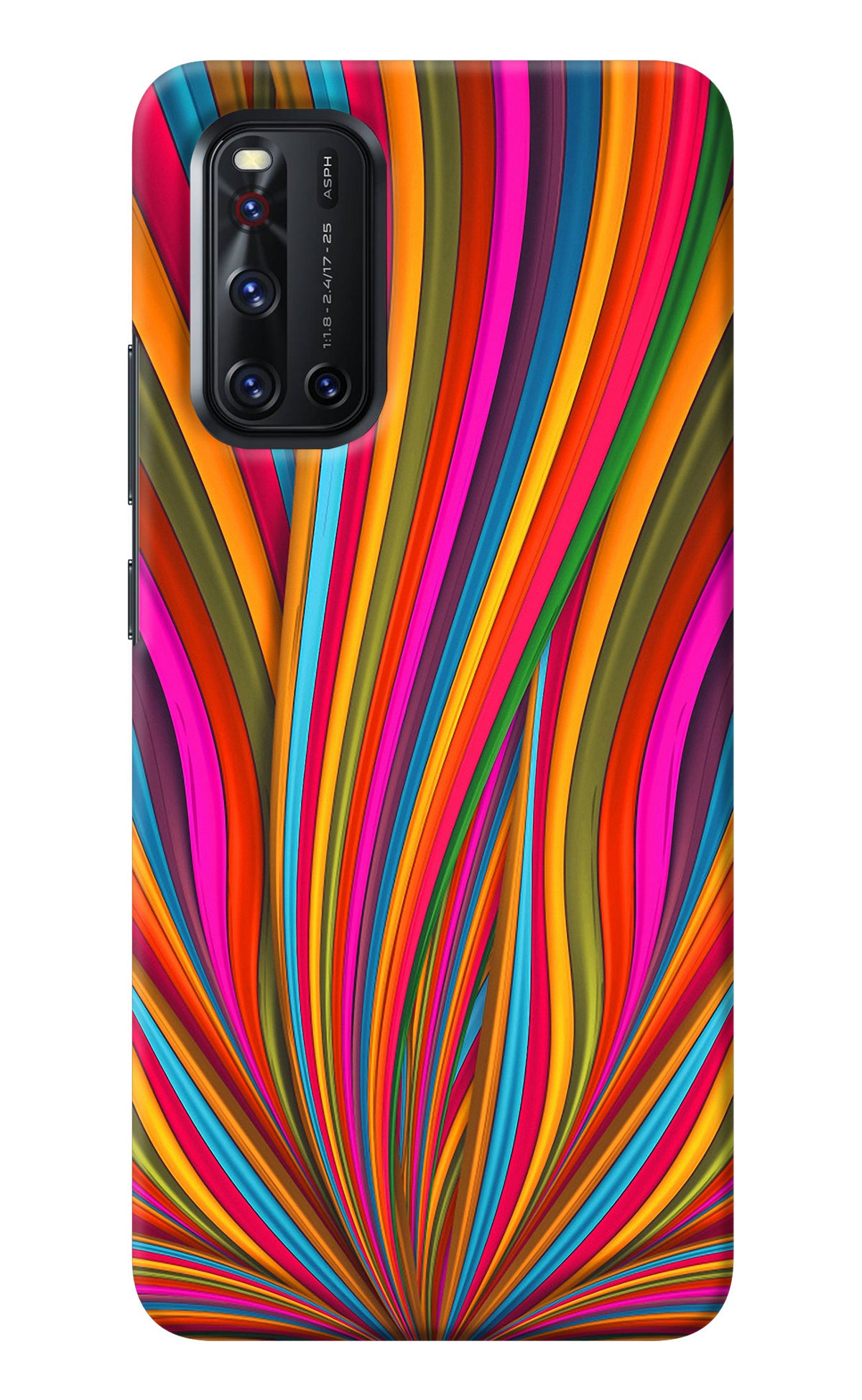 Trippy Wavy Vivo V19 Back Cover