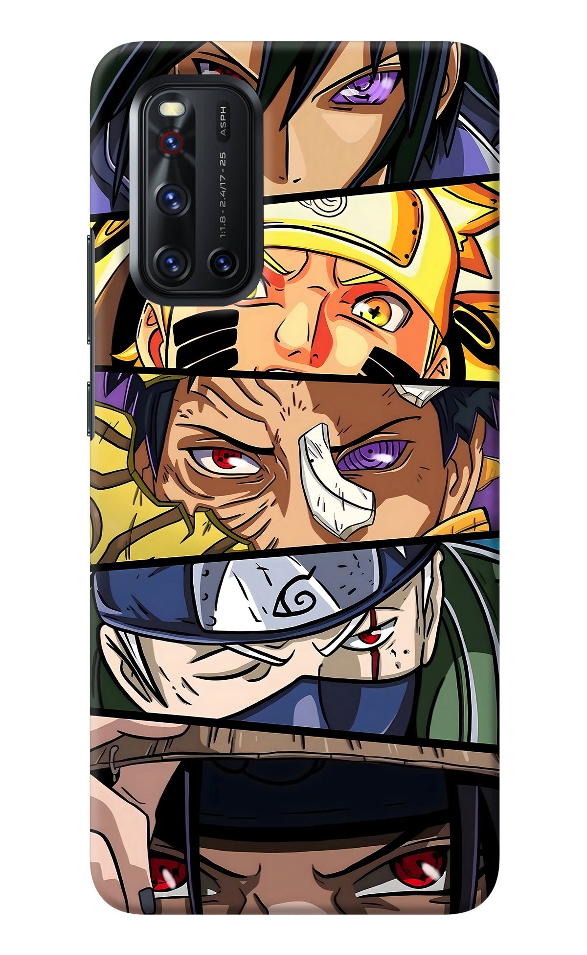 Naruto Character Vivo V19 Back Cover