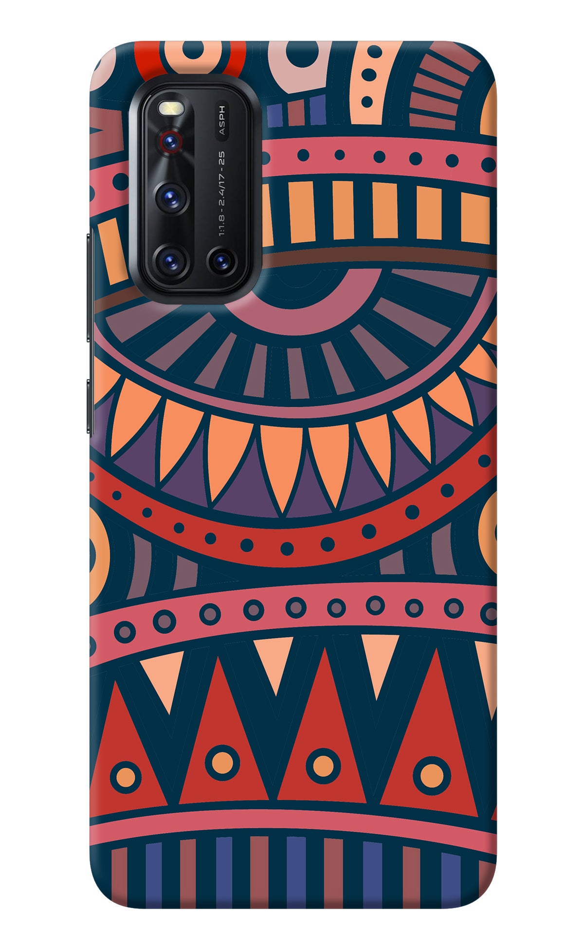 African Culture Design Vivo V19 Back Cover