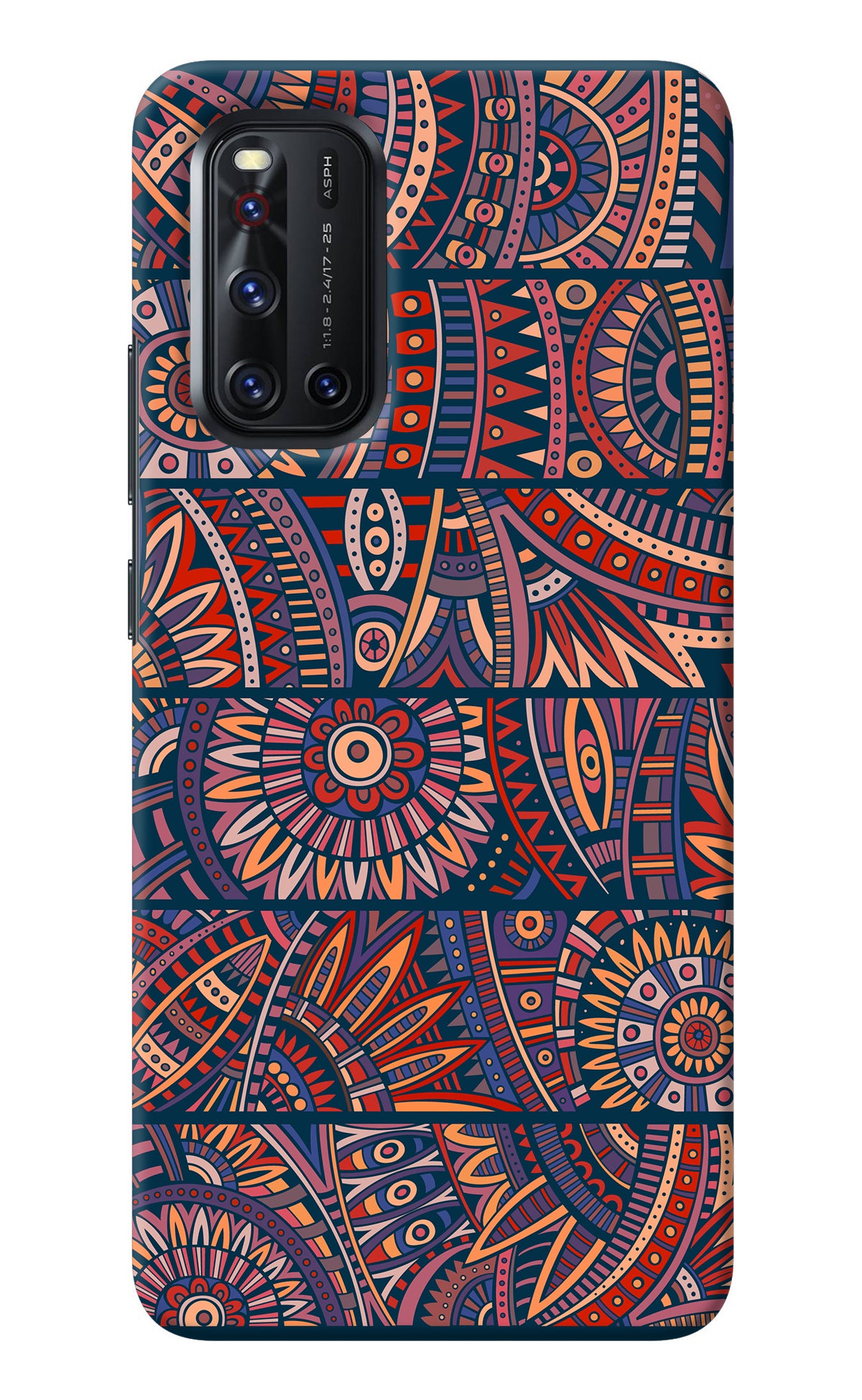 African Culture Design Vivo V19 Back Cover