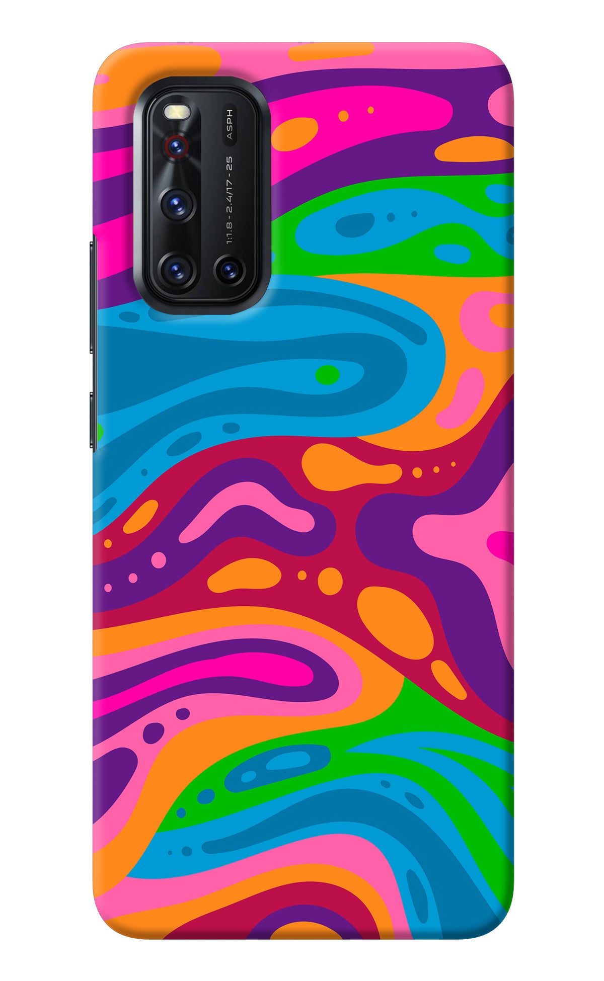 Trippy Pattern Vivo V19 Back Cover