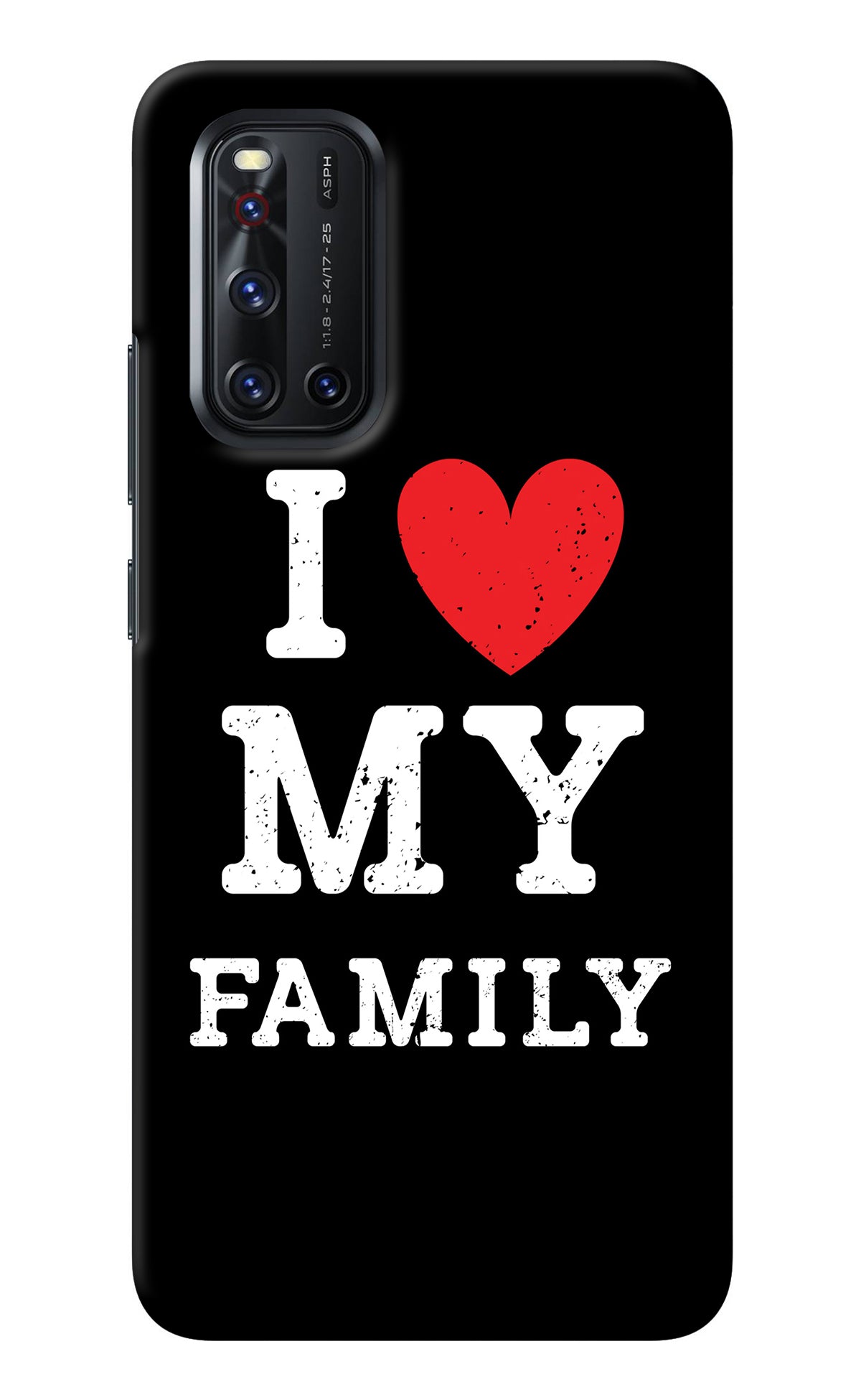 I Love My Family Vivo V19 Back Cover