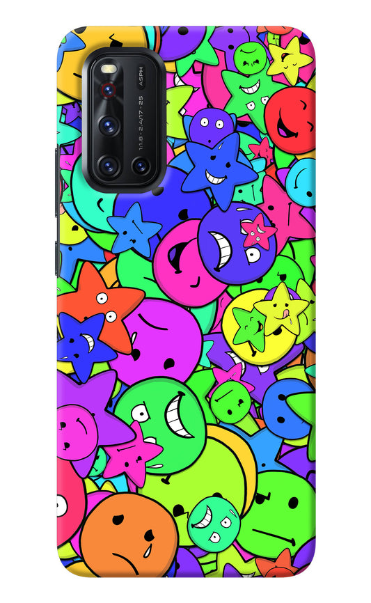 Fun Doodle Vivo V19 Back Cover