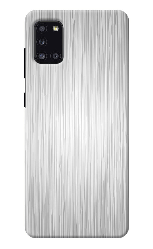 Wooden Grey Texture Samsung A31 Back Cover