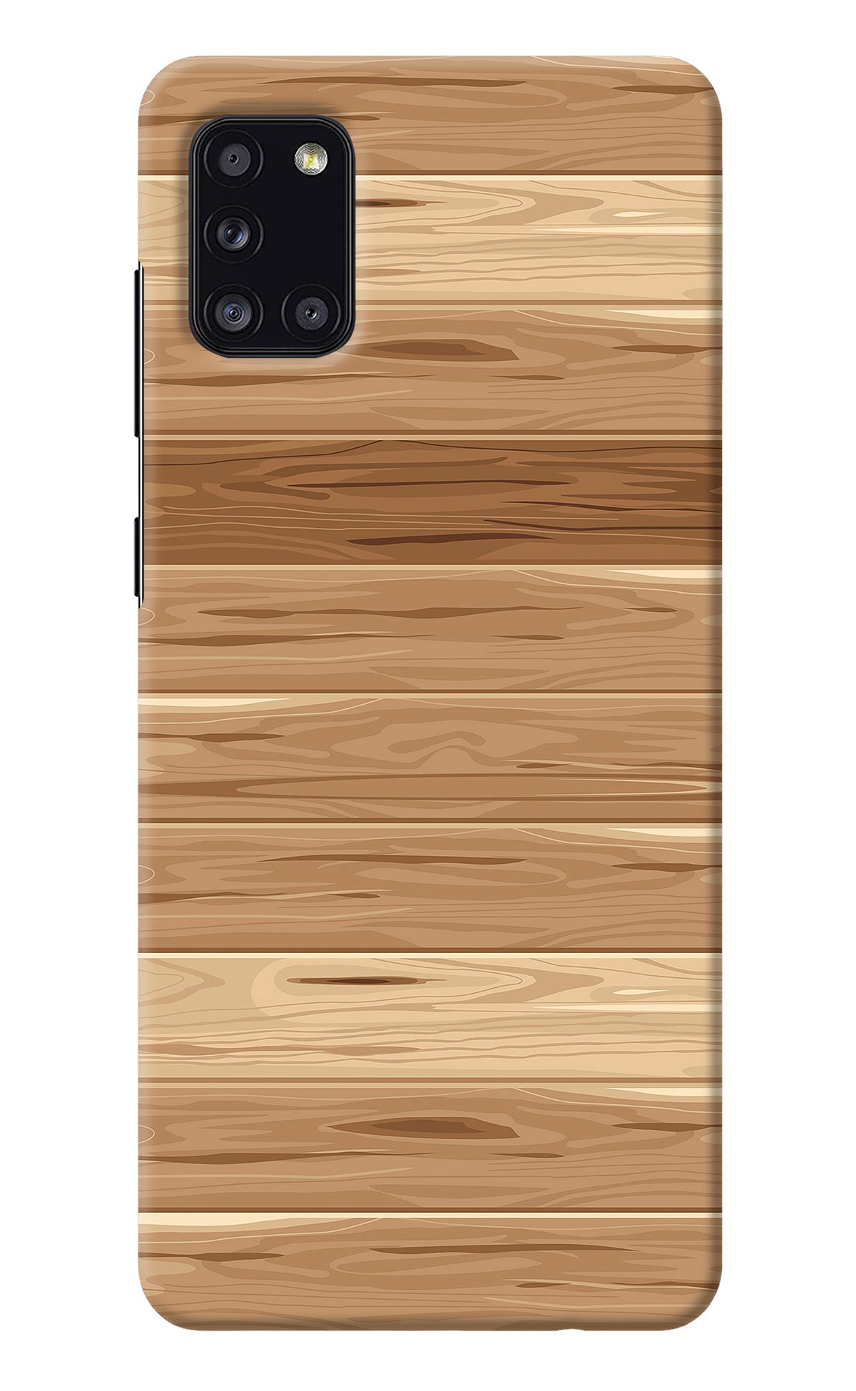 Wooden Vector Samsung A31 Back Cover