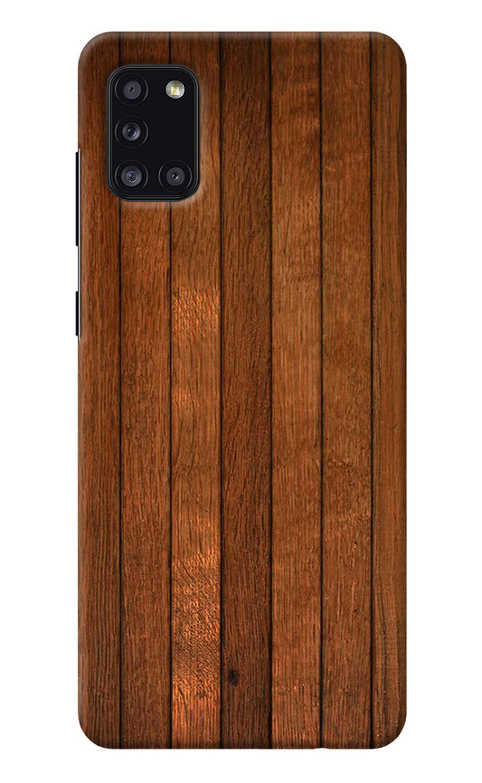 Wooden Artwork Bands Samsung A31 Back Cover