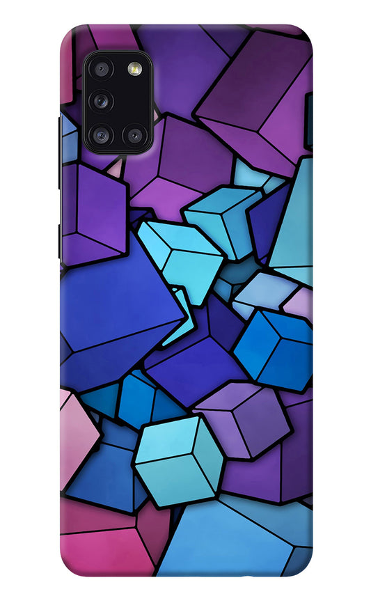 Cubic Abstract Samsung A31 Back Cover