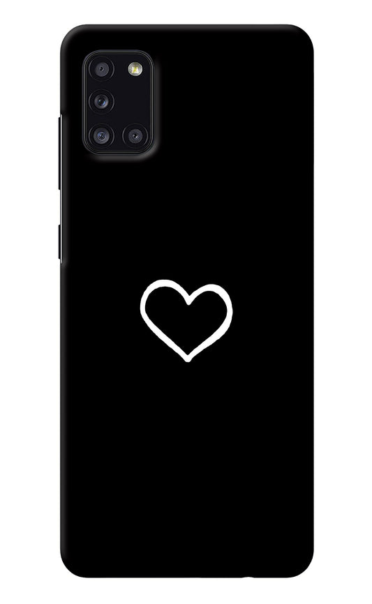 Heart Samsung A31 Back Cover