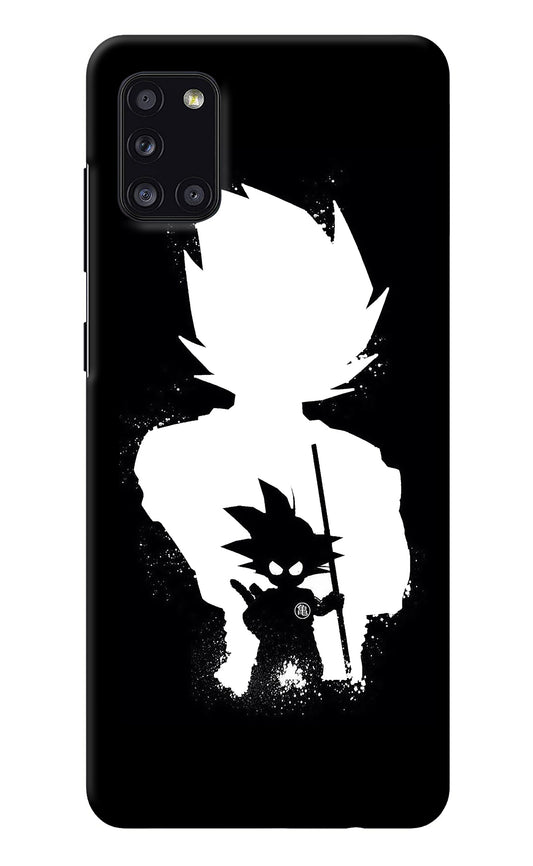 Goku Shadow Samsung A31 Back Cover