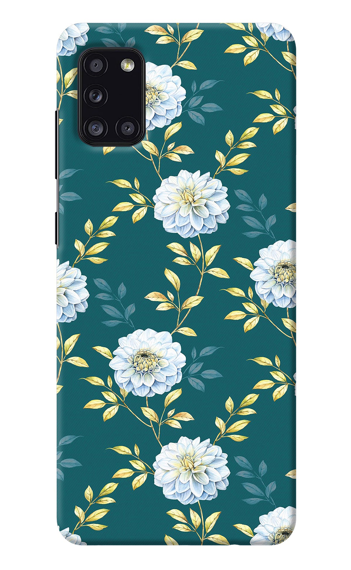 Flowers Samsung A31 Back Cover