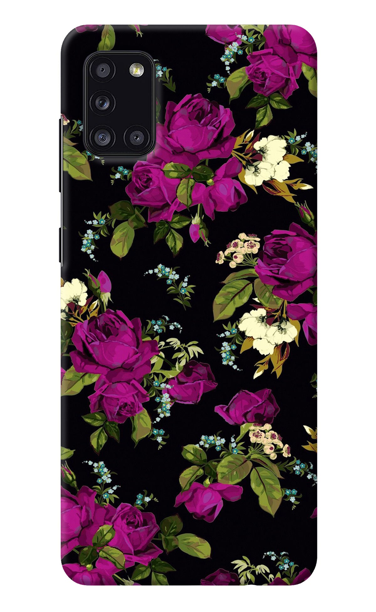 Flowers Samsung A31 Back Cover